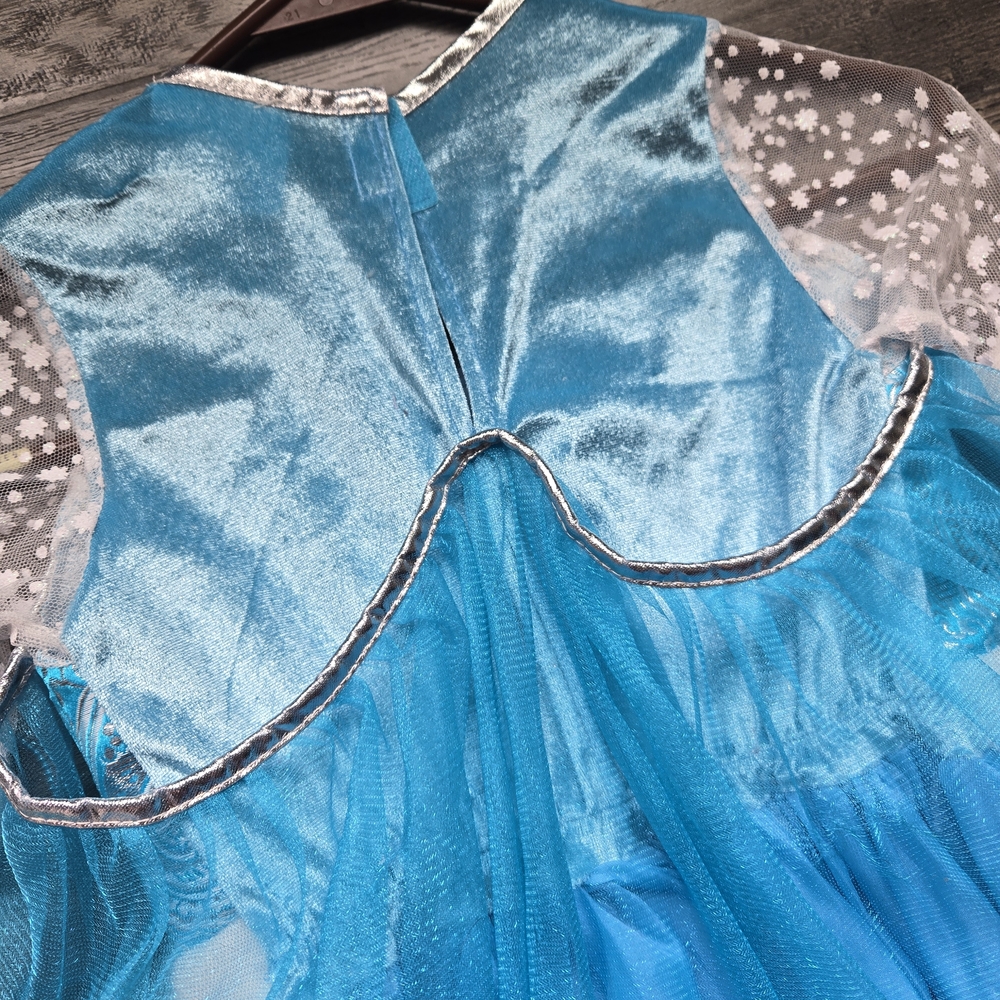Blue Snow Princess Costume for Kids - Picture 4 of 6
